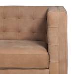 Sofa Buckingham IV (3-Sitzer) Leder - Echtleder Custo: Hellbraun