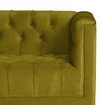 Sofa Grand II (2-Sitzer) Samt - Stoff Tond: Grün