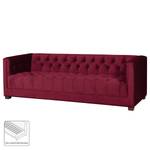 Sofa Grand II (3-Sitzer) Samt - Stoff Tond: Bordeaux