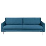 Sofa Greenwich I (3-Sitzer) Flachgewebe - Stoff Ramira: Blau