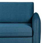 Sofa Greenwich I (3-Sitzer) Flachgewebe - Stoff Ramira: Blau
