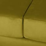 Canapé d’angle Portobello III Microfibre - Tissu Tond : Vert - Largeur : 293 cm - Méridienne courte à gauche (vue de face)