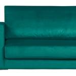 Ecksofa Portobello III Samt - Stoff Tond: Petrol - Breite: 293 cm - Longchair davorstehend rechts