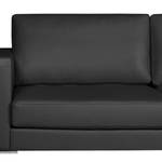 Ecksofa Portobello IV Echtleder - Echtleder Lasde: Schwarz - Breite: 251 cm - Longchair davorstehend rechts