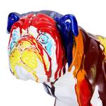 Dekofigur Bulldog Kunstharz - Multicolor