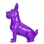 Dekofigur Terrier II Violett - Kunststoff - 19 x 46 x 39 cm