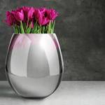 Vase Vanda Silber - Glas - Metall - 19 x 21 x 19 cm