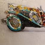 Bild Used Car Multicolor - Kunststoff - Holz teilmassiv - 60 x 90 x 3.8 cm