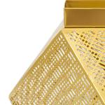 Decoratiemand Basket IJzer - goudkleurig - 31 x 25 cm