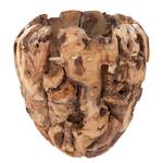 Decoschaal Cetus Bruin - Deels massief hout - 35 x 40 x 35 cm