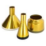 Vasen-Set Culture (3-teilig) Metall - Grün / Weiß
