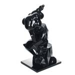 Statuette Kenya I Résine synthétique - Noir