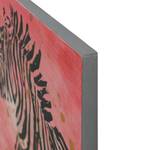 Bild Kalahari II Rot - Kunststoff - Holz teilmassiv - 70 x 70 x 3.8 cm