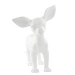 Statuette Chihuahua Résine synthétique - Blanc