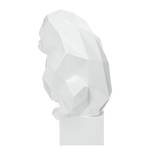 Dekofigur Kenya II Kunstharz - Weiß
