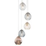 Suspension Caid Fer / Verre - 5 ampoules