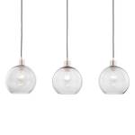 Suspension Elven II Fer / Verre - 3 ampoules