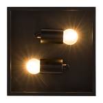 Plafondlamp Kollund ijzer/glas - 2 lichtbronnen