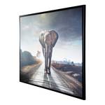 Bild Taira Elefant Multicolor - Holzwerkstoff - 140 x 100 x 2.6 cm