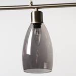 Hanglamp Ambo transparant glas/ijzer - 4 lichtbronnen