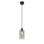 Hanglamp Basa I transparant glas/ijzer - 1 lichtbron