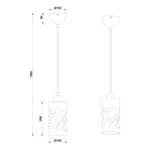 Suspension Basa I Verre / Fer - 1 ampoule