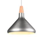 Hanglamp Nab ijzer/massief grenenhout - 1 lichtbron - Breedte: 27 cm