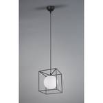 Hanglamp Q-Ball I melkglas/ijzer - 1 lichtbron