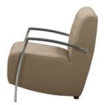 Fauteuil Richlands I Cuir véritable - Cuir Maer: Taupe