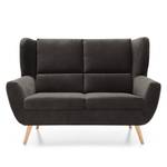 Sofa Glenhaven (2-Sitzer) Samt - Dunkelgrau