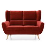 Sofa Glenhaven (2-Sitzer) Samt - Rot