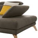 Canapé Boddington (2 places) Microfibre - Gris foncé