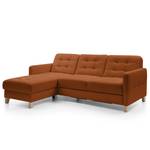 Ecksofa Princesa Echtleder - Cognac - Keine Funktion