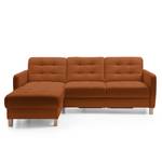 Ecksofa Princesa Echtleder - Cognac - Keine Funktion