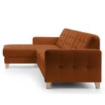 Ecksofa Princesa Echtleder - Cognac - Keine Funktion