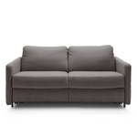 Schlafsofa Montenegro Strukturstoff - Lavagrau - Breite: 157 cm