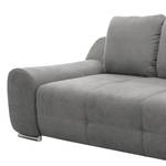 Big Sofa Macacona Microfaser - Grau - Schlaffunktion für dauerhafte Nutzung