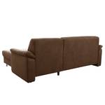 Ecksofa Penrose Antiklederlook - Braun - Longchair davorstehend rechts - Keine Funktion