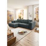 Ecksofa Modave Antiklederlook - Grau - Longchair davorstehend links