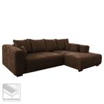 Ecksofa Modave Antiklederlook - Braun - Longchair davorstehend rechts