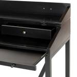 Secretaire Fulton Massief grenenhout/metaal - Zwart