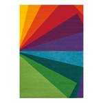 Kurzflorteppich Joy Creation Kunstfaser - Mehrfarbig - 130 x 130 cm