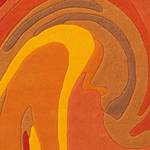 Kurzflorteppich Joy Chorsu Kunstfaser - Orange - 70 x 140 cm