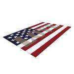 Tapis enfant Joy USA Fibres synthétiques - Rouge / Bleu