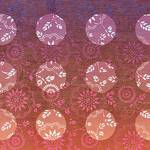 Laagpolig vloerkleed Flash kunstvezels - Oranje/lila - 120 x 170 cm