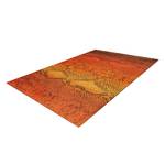 Laagpolig vloerkleed Flash Oloy kunstvezels - oranje - 40 x 60 cm