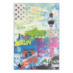 Tapis Flash Berlin Fibres synthétiques - Multicolore - 40 x 60 cm