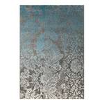 Laagpolig vloerkleed Move Graceful kunstvezels - grijs/blauw - 60 x 110 cm