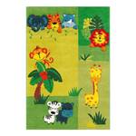 Kinderteppich Move Animals Kunstfaser - Mehrfarbig - 80 x 150 cm