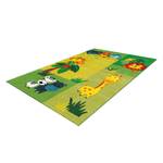 Kinderteppich Move Animals Kunstfaser - Mehrfarbig - 80 x 150 cm